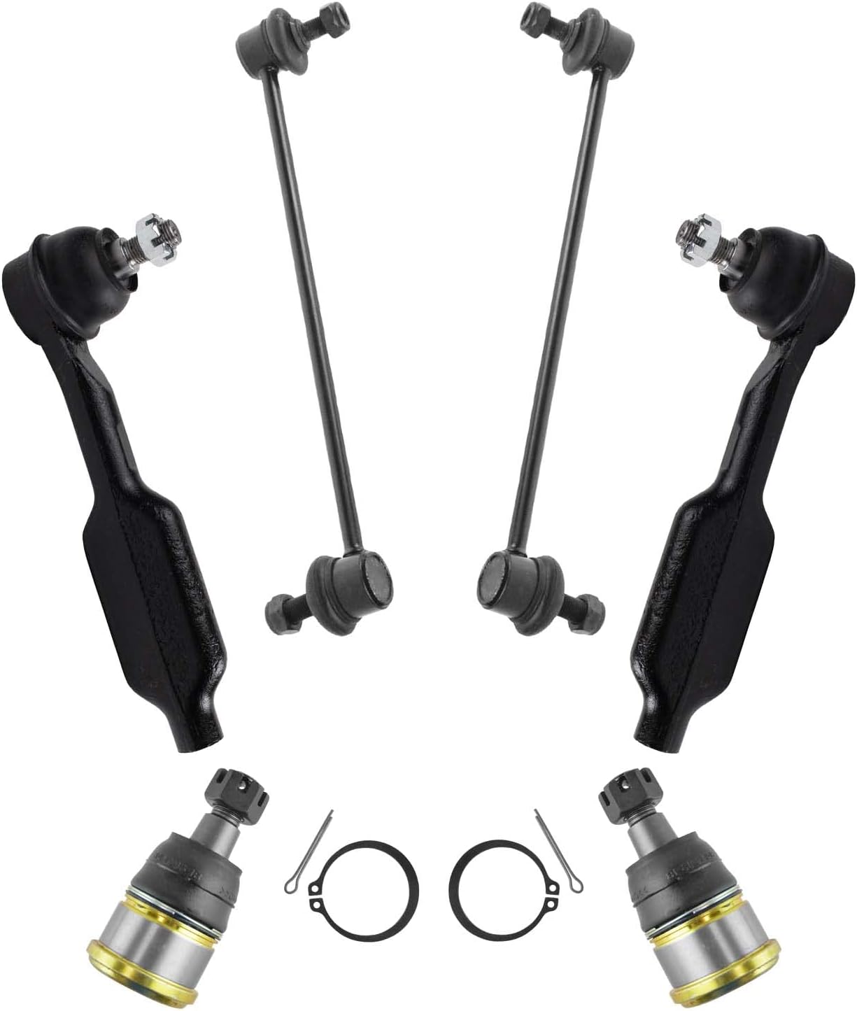 TRQ Front Steering & Suspension Kit for 2005-2009 Honda Odyssey