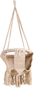 Macrame Baby Swing Chair - Organic Cotton Boho Hammock for Babies