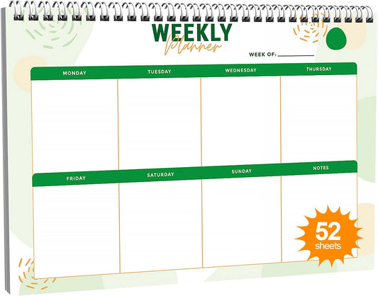 CHARMGIFTBOX Weekly Planner Notebook - Stay Organized Every Week!