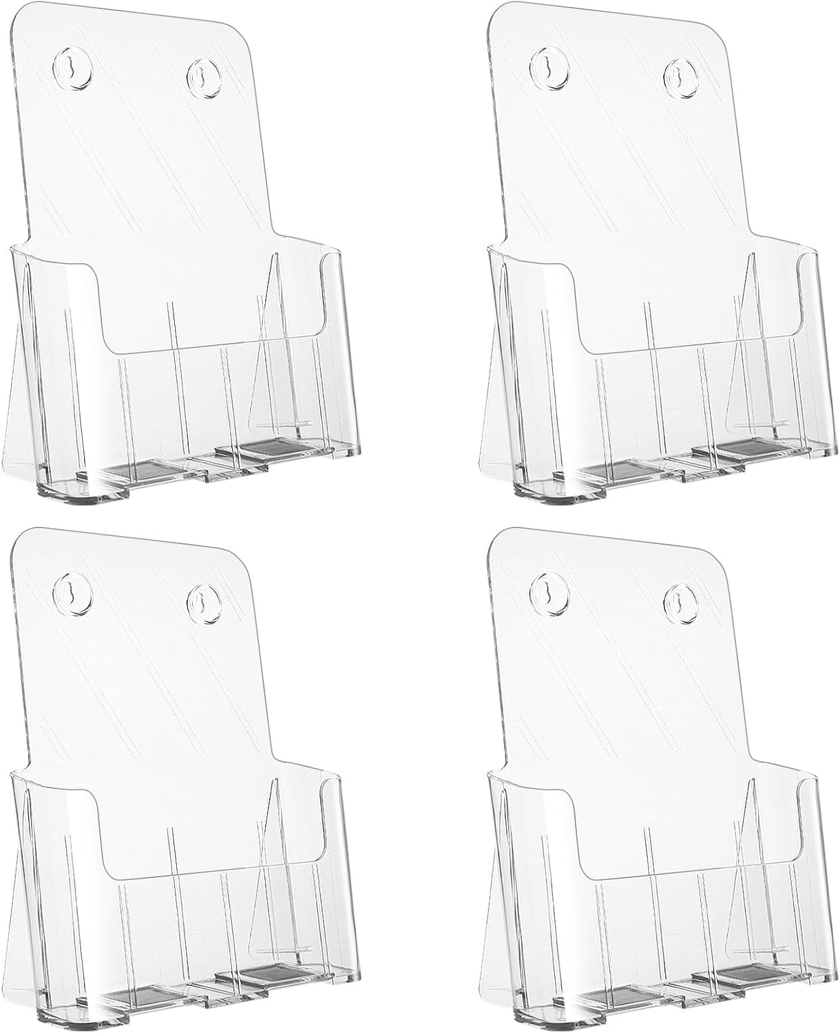 Acrylic Brochure Holder 8.5 x 11 inches for Trifold Pamphlets