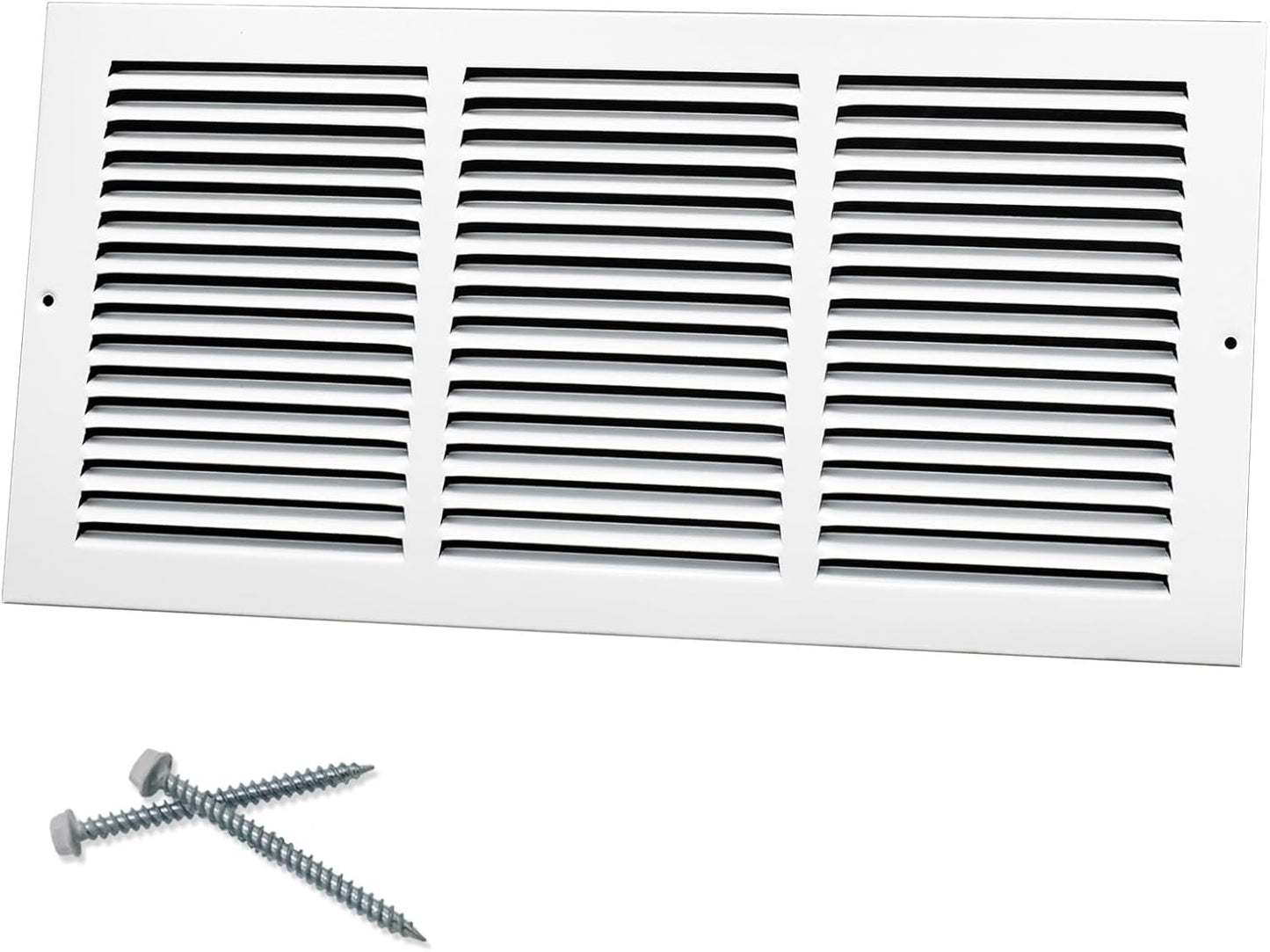 18W x 8H Steel Return Air Grille for Efficient Ventilation