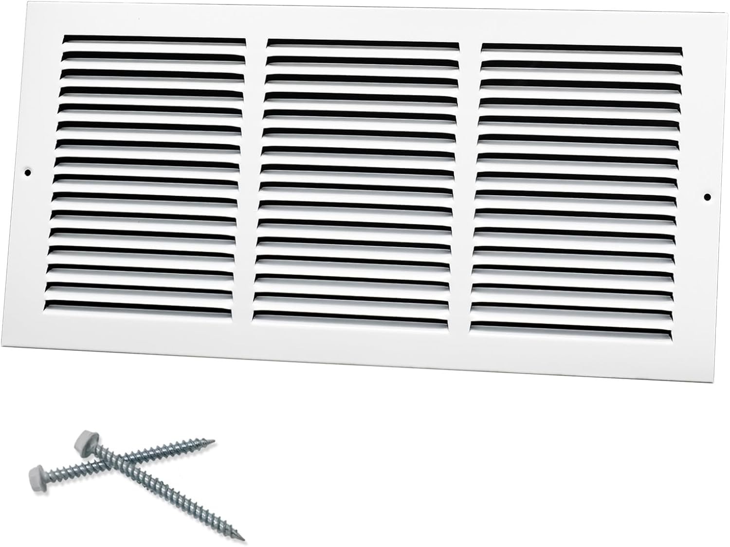 18W x 8H Steel Return Air Grille for Efficient Ventilation