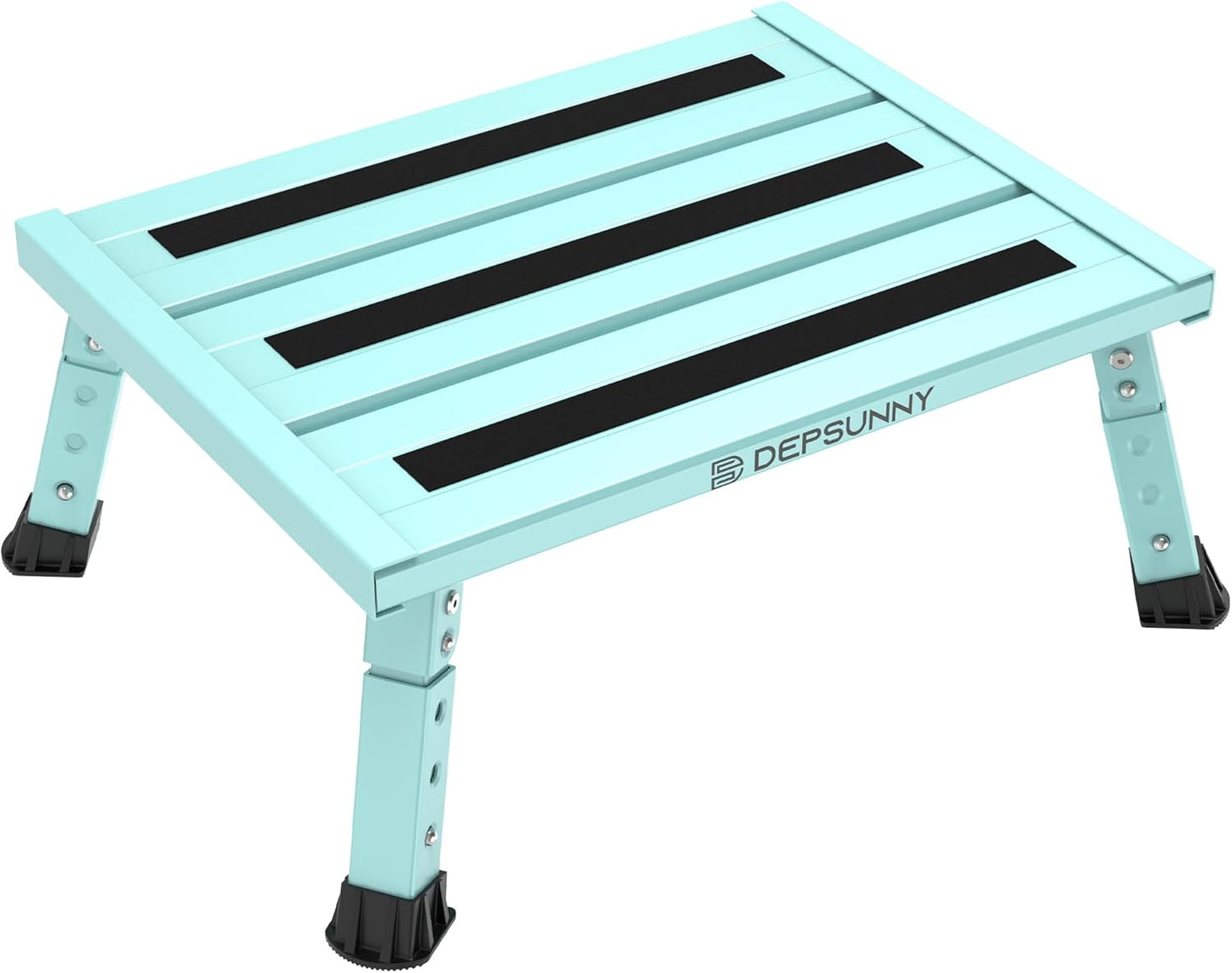 Adjustable Height Aluminum RV Step Stool for Easy Access