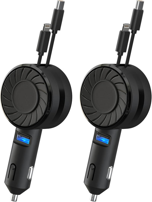 2Pack Fast Charge Car Phone Charger by FOVAL