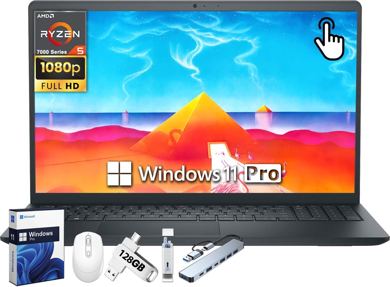 Dell Inspiron 15 3535 Touchscreen Laptop with Ryzen 5 Power