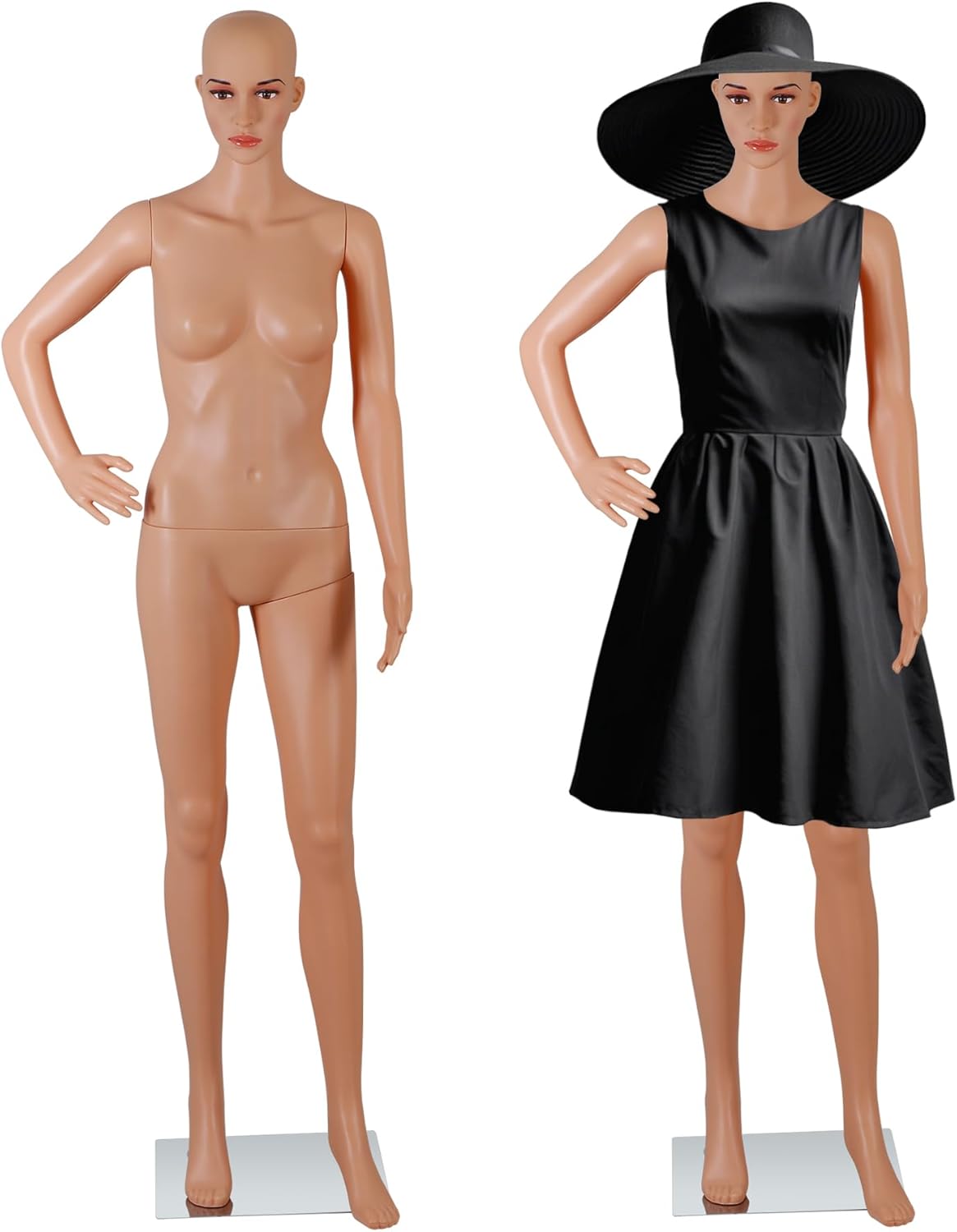 ZENY Female Mannequin Full Body with Adjustable 360 Head