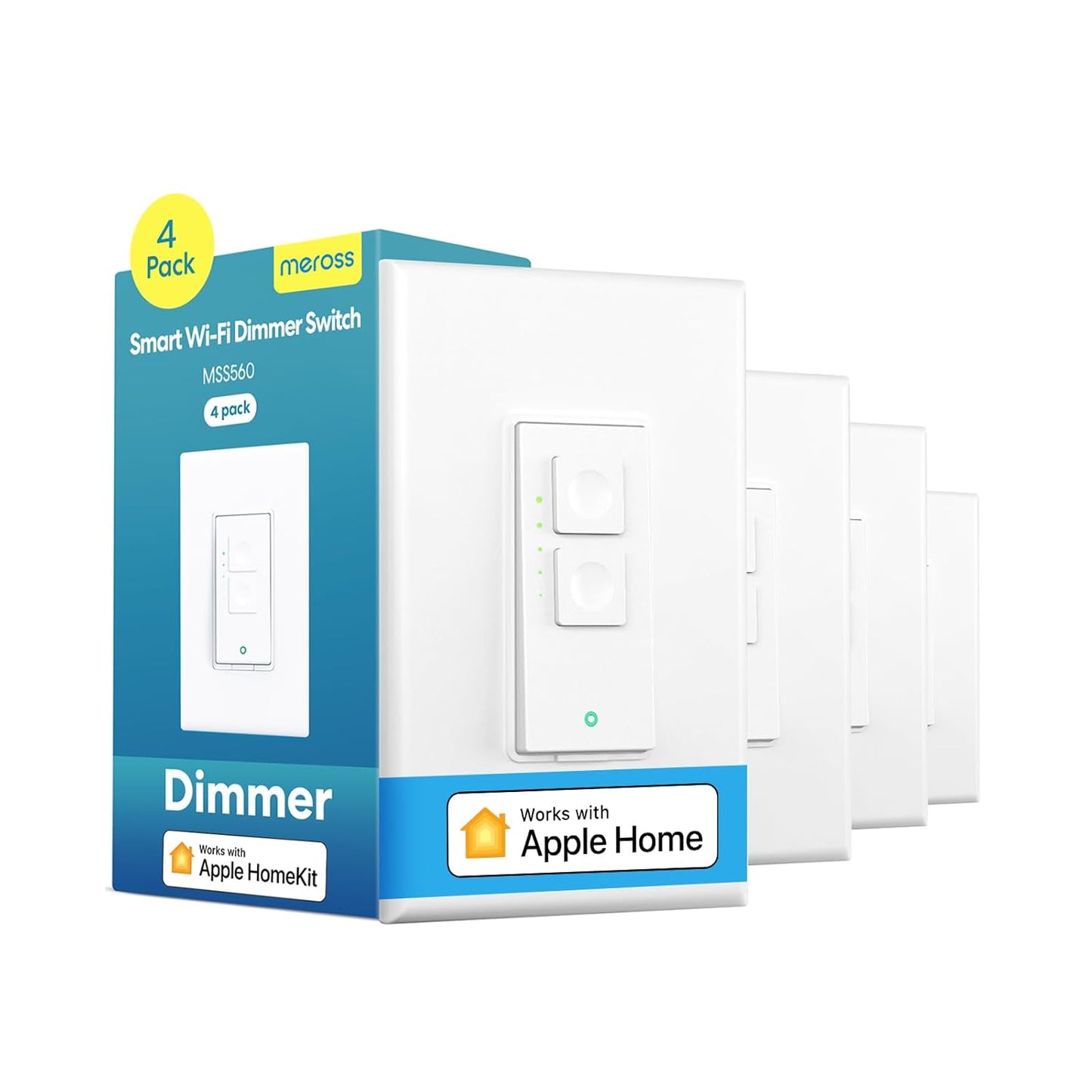 Smart Dimmer Switch for HomeKit, Alexa, Google Assistant Control