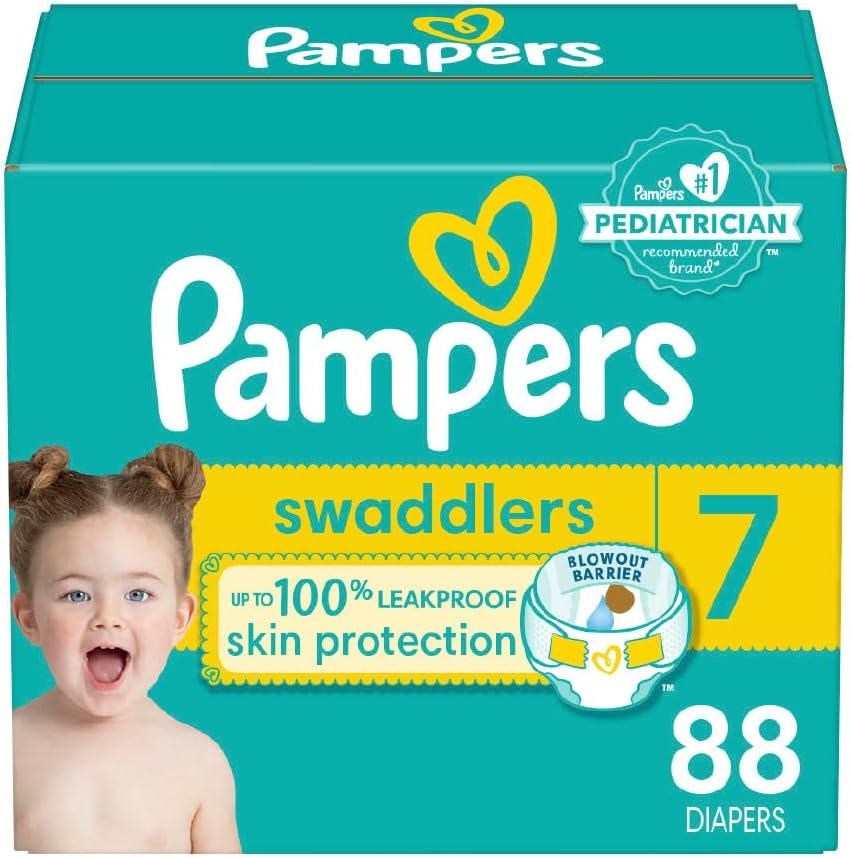 Pampers Swaddlers Size 7 Diapers - Ultra Absorbent Protection
