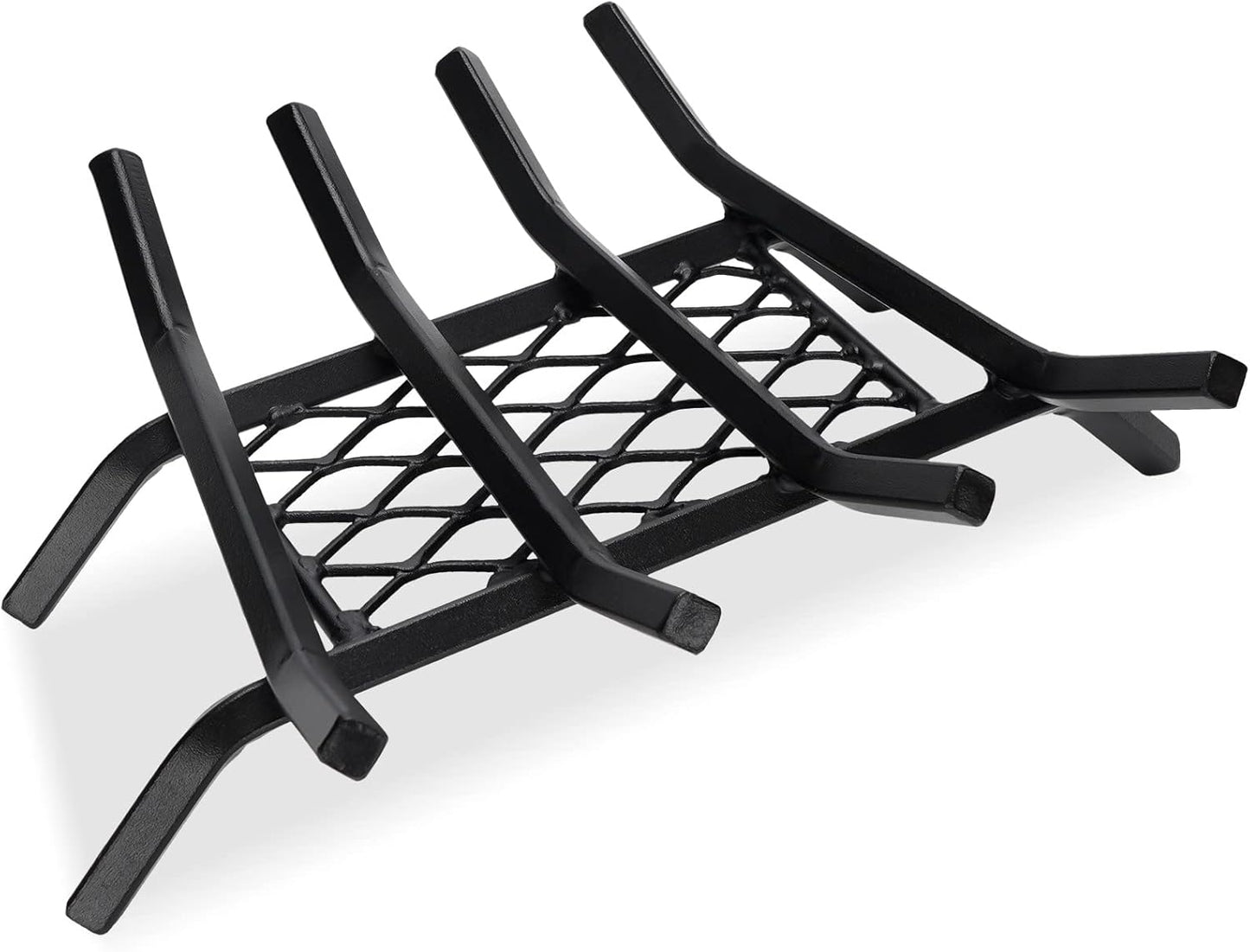 G GOOD GAIN Fireplace Grate with Ember Retainer for Efficient Fires