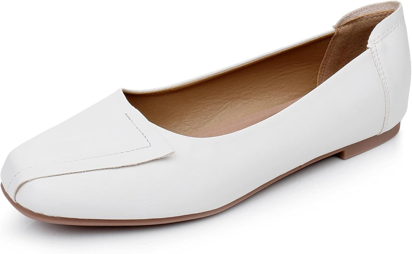 VenusCelia Women's Plain Dance Flat Shoe for Comfort and Style