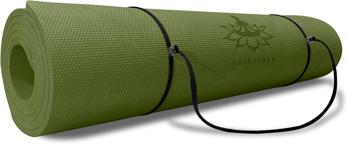 Hatha Yoga Thick TPE Yoga Mat for Comfort and Stability