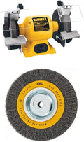 DEWALT Bench Grinder 8-Inch with Wire Wheel - Durable Power Tool