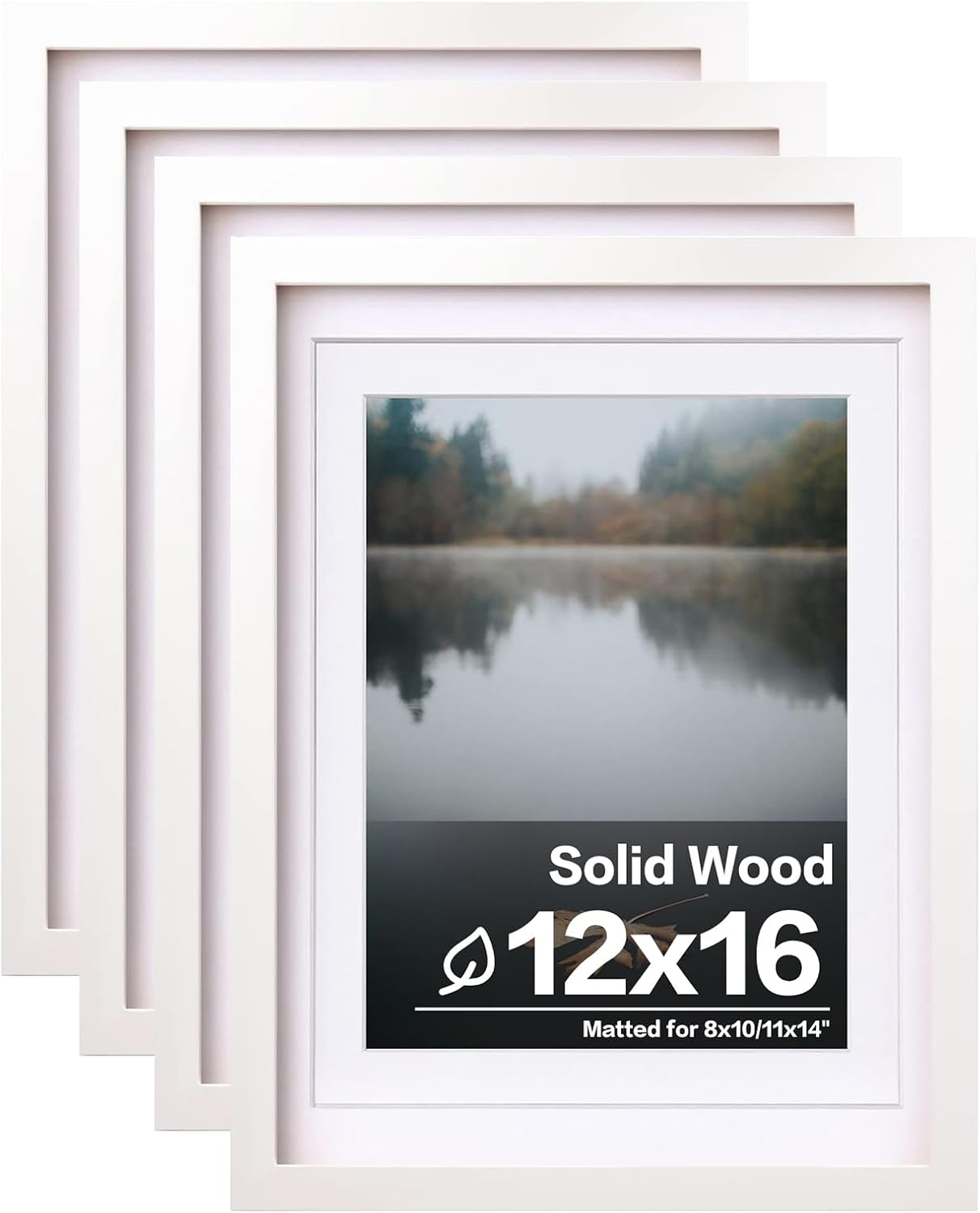 Egofine 12x16 Picture Frames Set of 4 for Wall Mounting