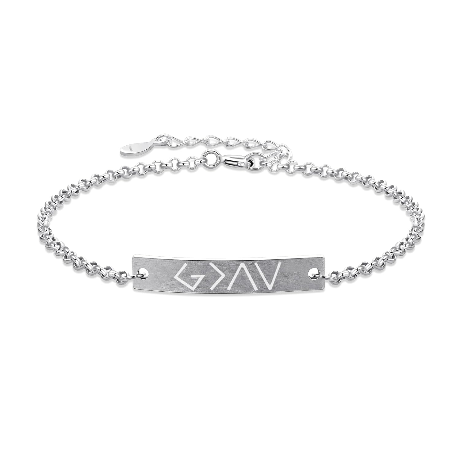 God Is Greater Than the Highs and Lows Bracelet for Women