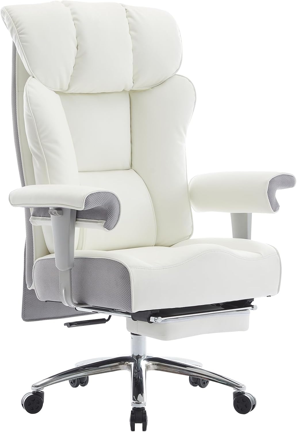 Big and Tall Office Chair 450LBS with Foot Rest for Comfort