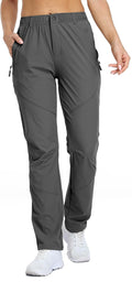 Womens Summer Lightweight Nylon Quick Dry Hiking Pants - Zipper
