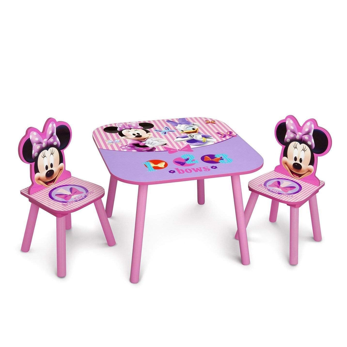 Delta Children Disney Minnie Mouse Kids Table and Chair Set