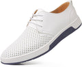 konhill Men's Casual Oxford Shoes - Comfortable Breathable Loafers