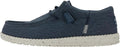 HEYDUDE Wally Canvas Mono Men's Slip-On Loafers - Lightweight Comfort