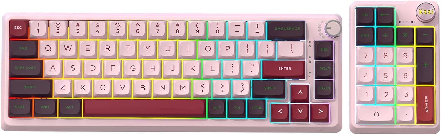 K68 Pro Gaming Keyboard: Compact Wireless Mechanical Design