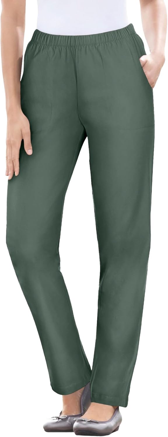 Woman Within Plus Size Straight Leg Denim Jean for Comfort
