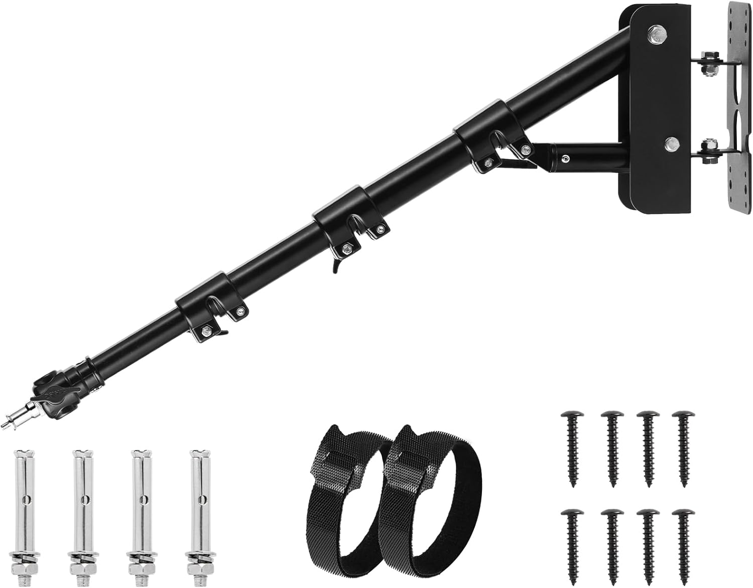 Selens Wall Mount Triangle Boom Arm for Studio Video Light