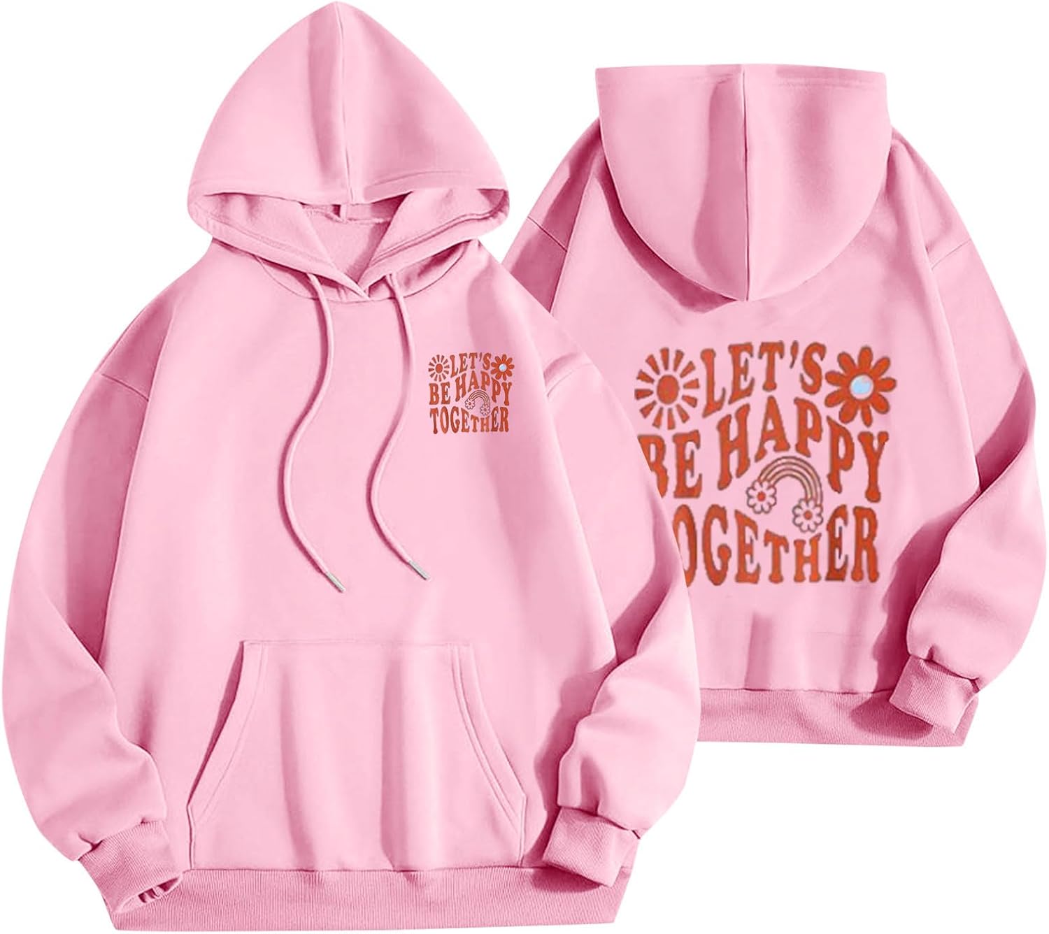 Oversized Pink Hoodie - Perfect y2k Style!