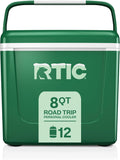 RTIC 8 QT Road Trip Personal Cooler - Compact 12-Can Cooler Coolers