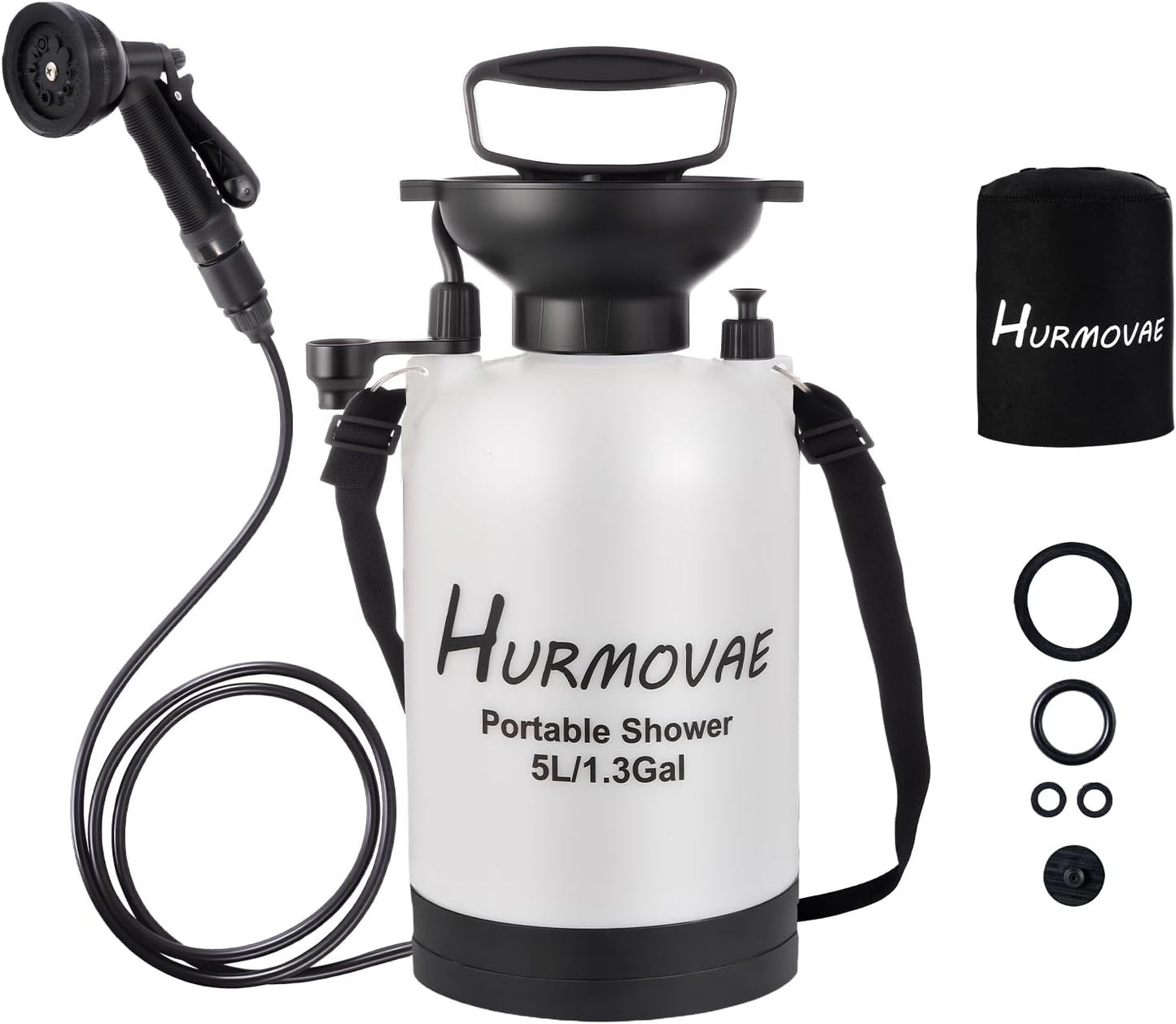Portable Shower with 10 Spray Modes for Beach and Hiking