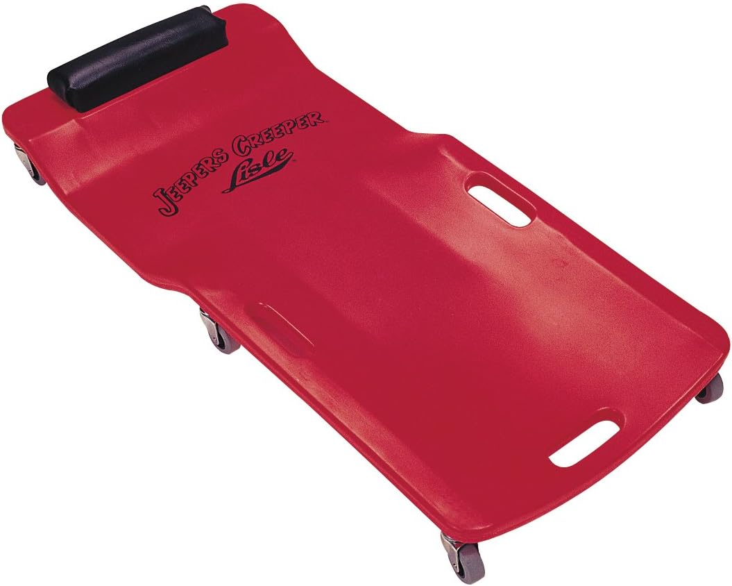 Lisle 92102 Red Low Profile Plastic Creeper for Auto Accessory
