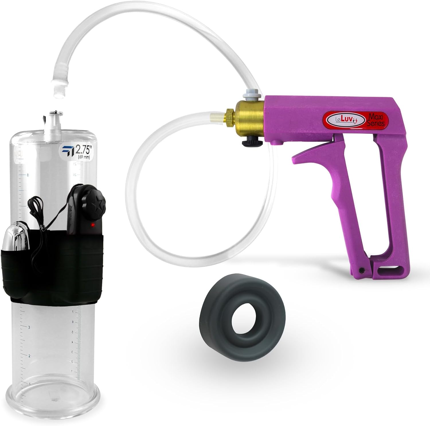 LeLuv Maxi Purple Handle Vibrating Penis Pump Kit Review