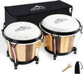 EASTROCK Bongo Drum 6 and 7 Set - Tunable Wood Bongos for All Ages