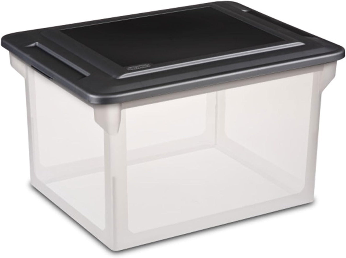 Sterilite File Box 4-Pack for Organizing Papers and Taxes