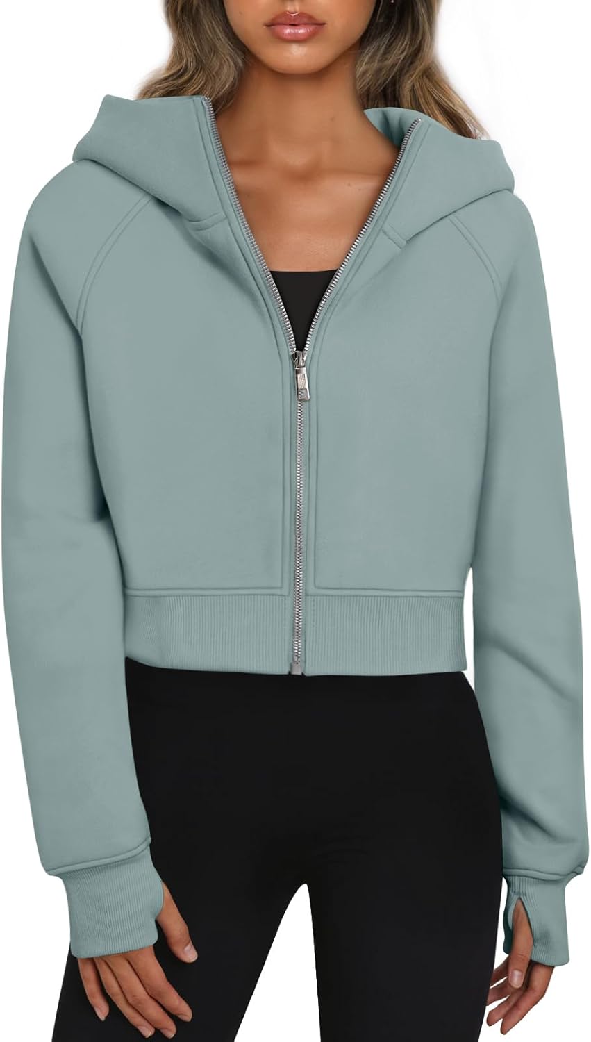 Trendy Queen Womens Zip Up Hoodies for Cozy Fall Outfits