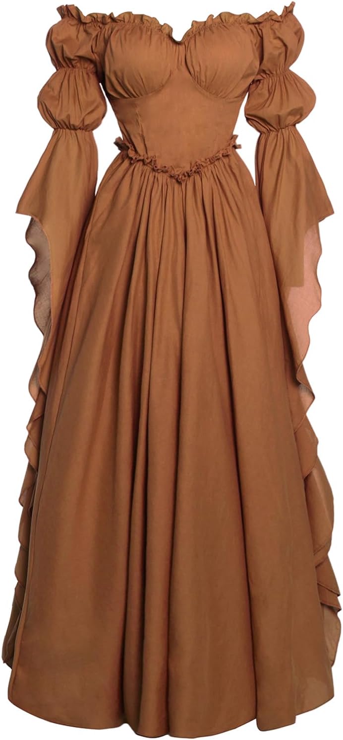 Medieval Renaissance Costume Dress for Women - Vibsion Style