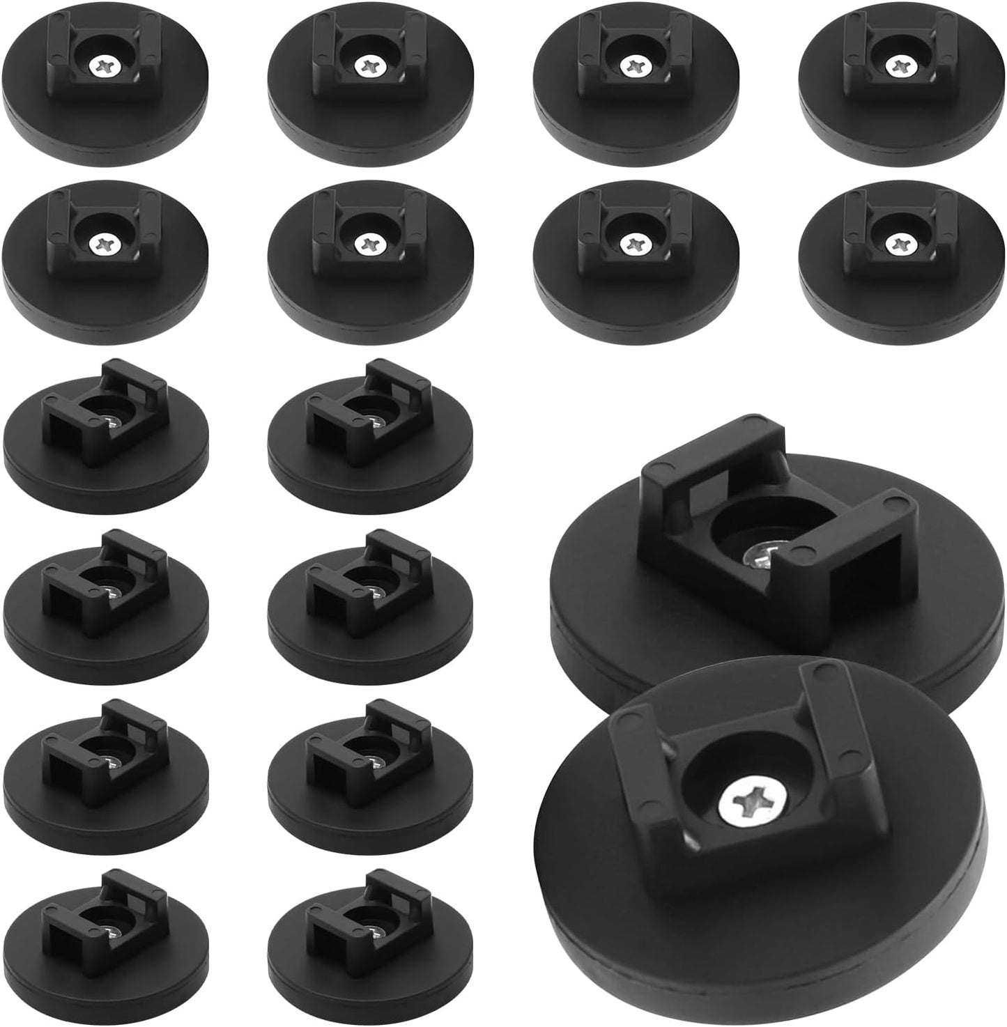 Strong Magnetic Cable Ties: 20Pcs Heavy Duty Holders