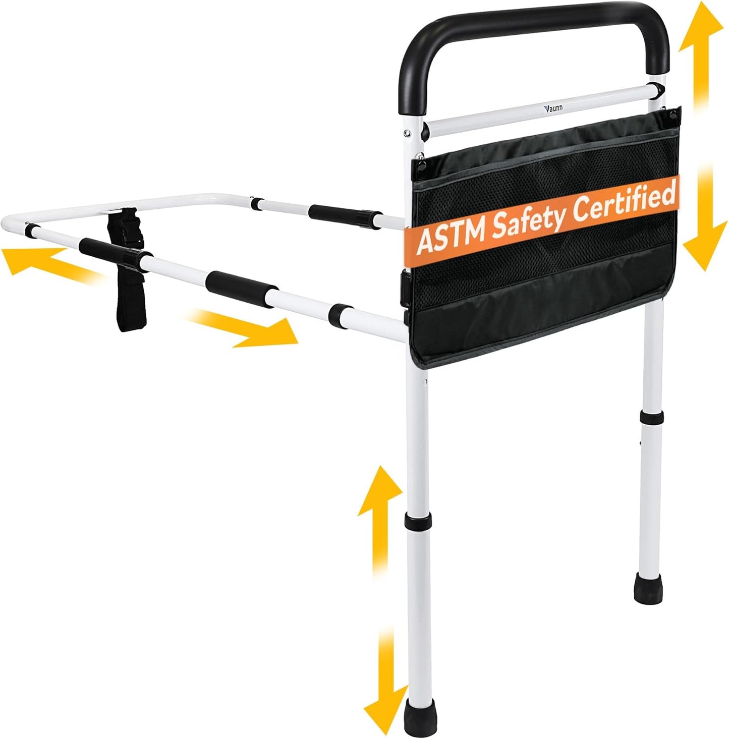 Adjustable Bed Assist Rail Handle for Safety and Stability