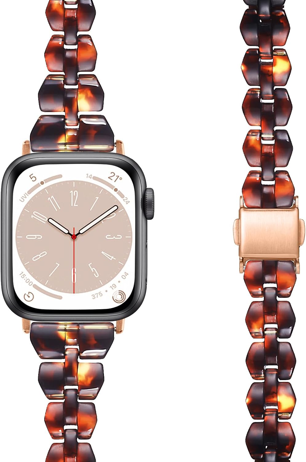 BAIHUIAM Slim Resin Band for Apple Watch