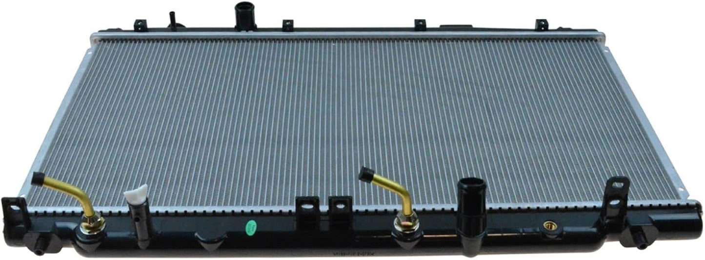 TRQ Radiator Assembly Aluminum Core for 09-13 Honda Fit Vehicles