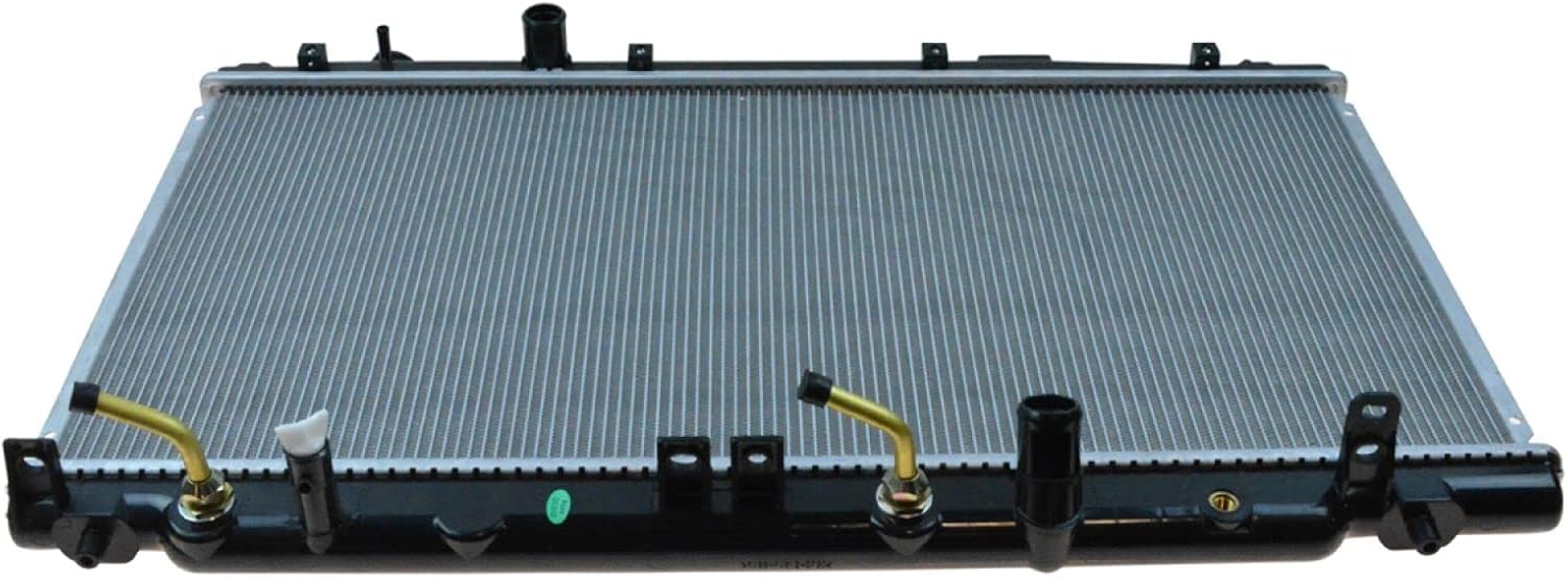 TRQ Radiator Assembly Aluminum Core for 09-13 Honda Fit Vehicles