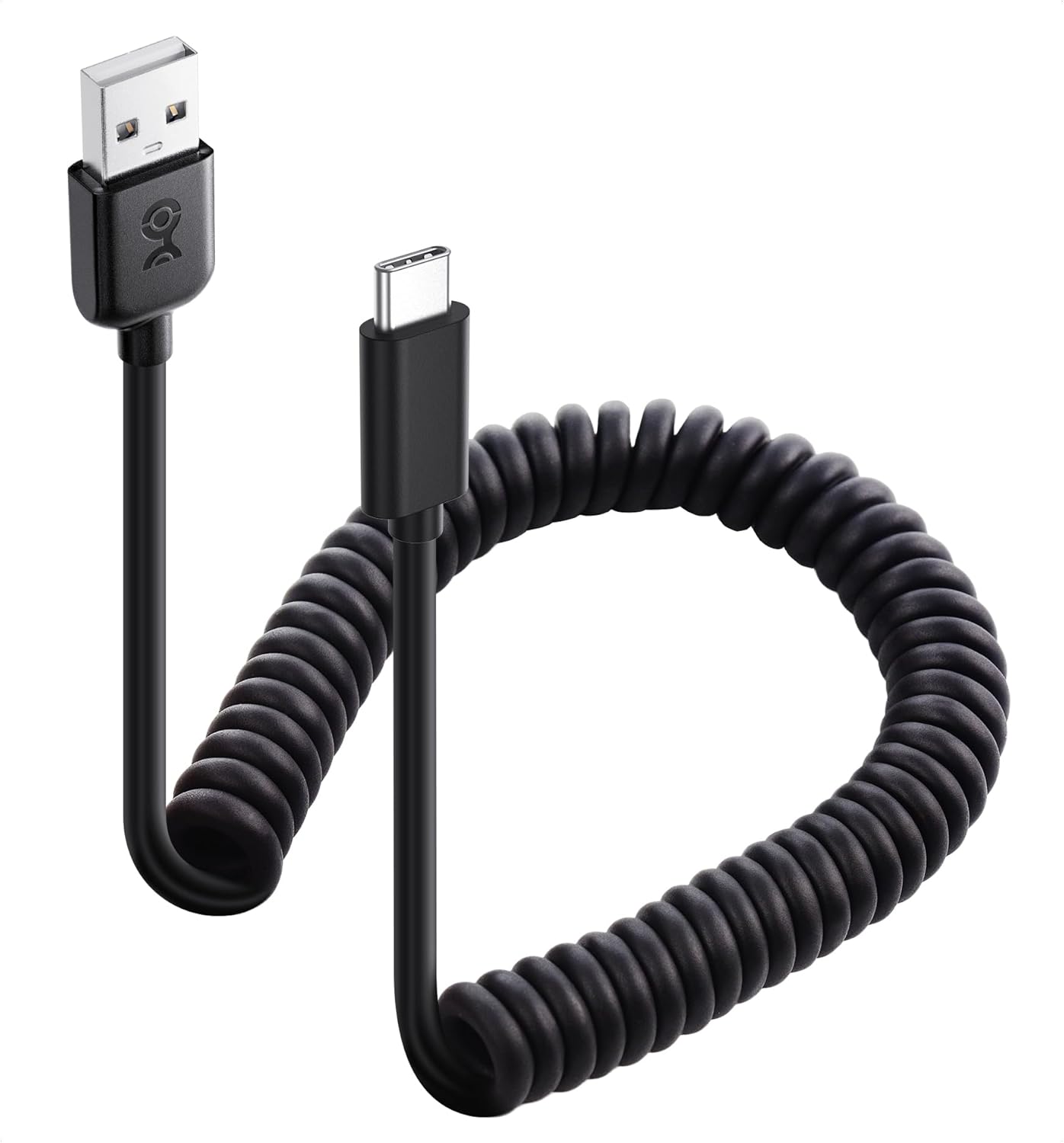 Fast Charge Coiled USB-C Cable for iPhone & Galaxy