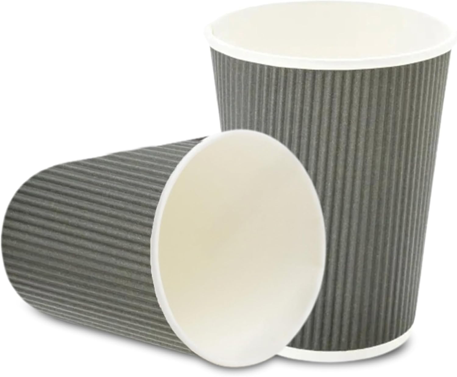 12 Ounce Disposable Coffee Cups for Hot Drinks - 500 Count