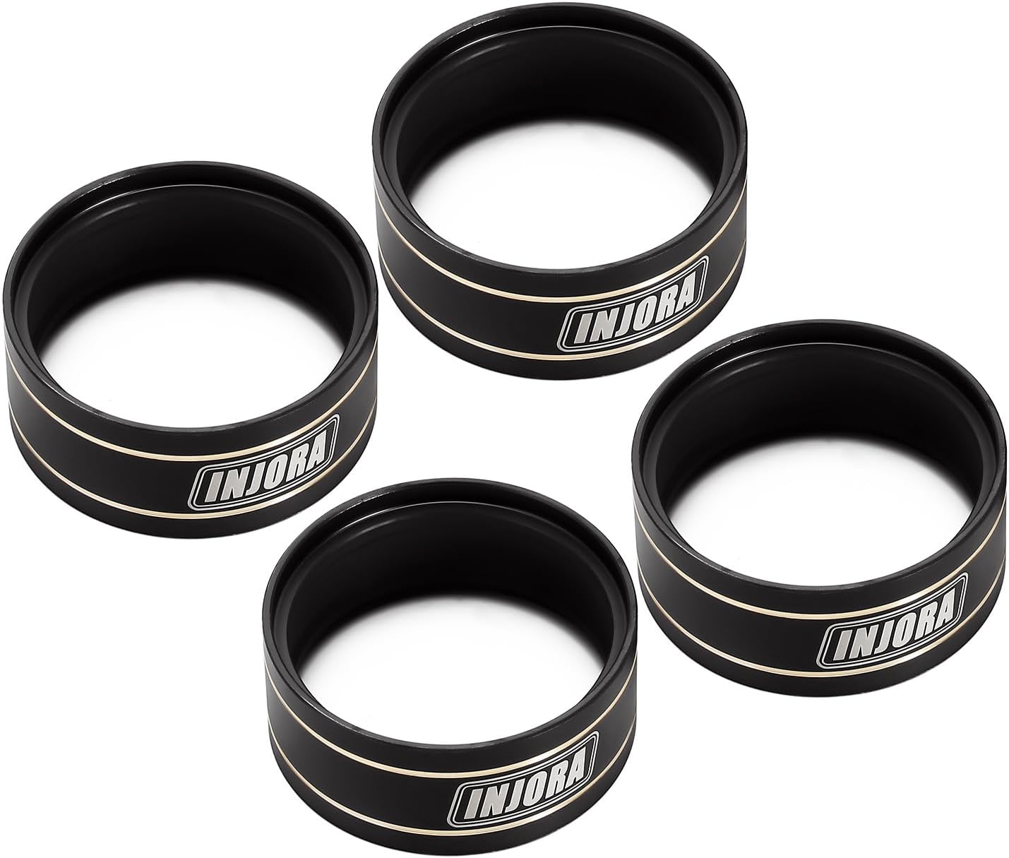 INJORA Brass Internal Beadlock Ring Clamp for 1.9in Wheels