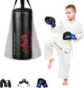 GYMAX Kids Punching Bag Set for Youth - Durable Junior Kick Boxing Kit