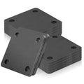 Rocaris 12 Pcs 4 X 4 X 1/5 Inch A36 Steel Plate for Construction