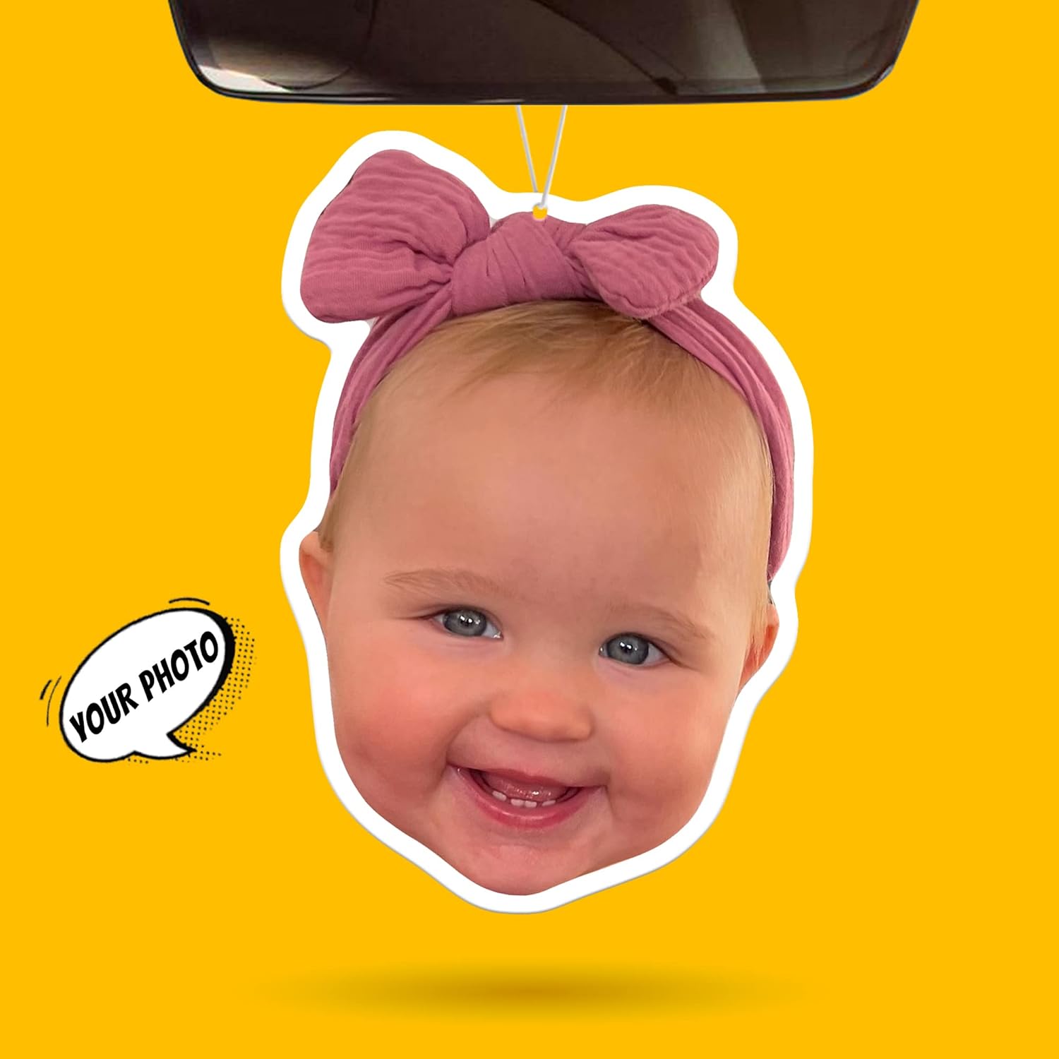 Personalized Face Air Freshener - Custom Photo Gift