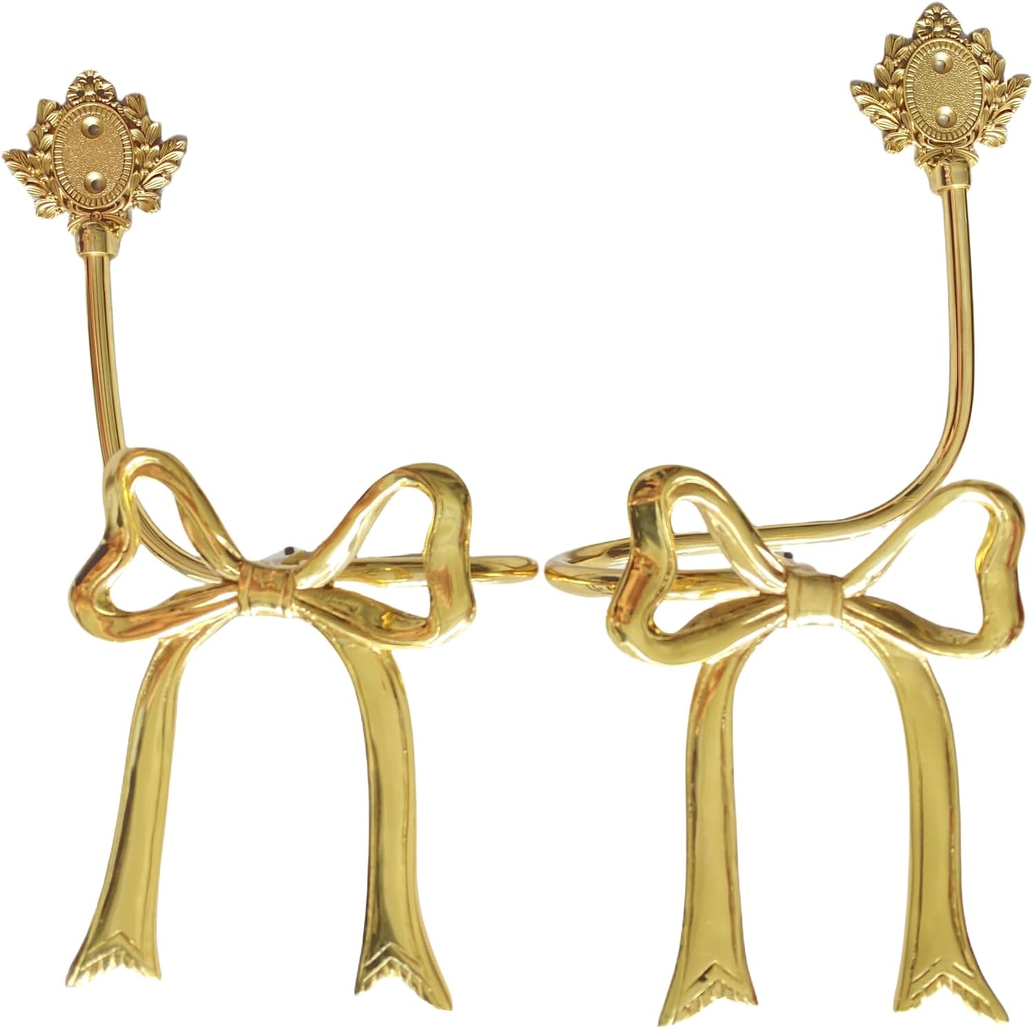 Vintage Gold Curtain Tiebacks Set - TerkCo