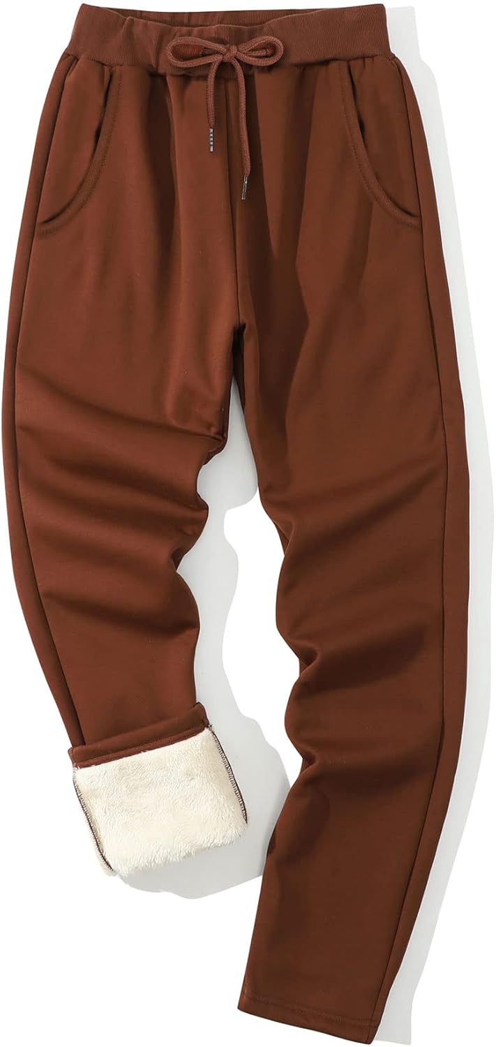 Gihuo Men's Winter Fleece Pants for Comfort and Style