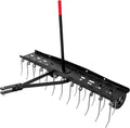 Suchtale 48in Tow Behind Dethatcher - Heavy Duty Lawn Rake