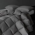 Luxurious 100% Hungarian White Goose Down Fiber Comforter Full/Queen